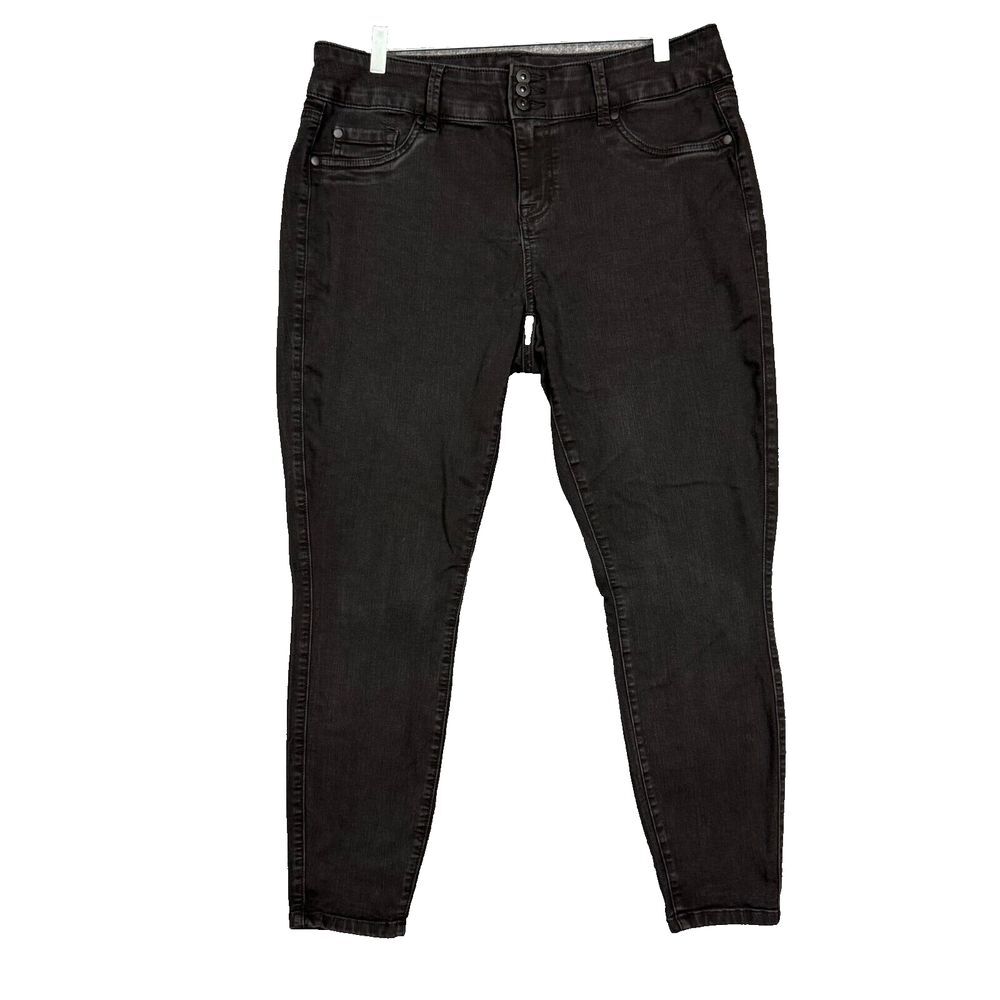 Torrid Jeans Womens 16 Black Jegging Super Stretch High Rise Cotton Blend Denim